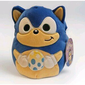 Sonic The Hedgehog w/ Easter Egg Squishmallows 8” Plush Doll Jazwares 2025. New